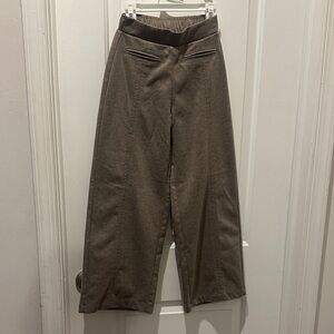 Zara Taupe Knit Trousers